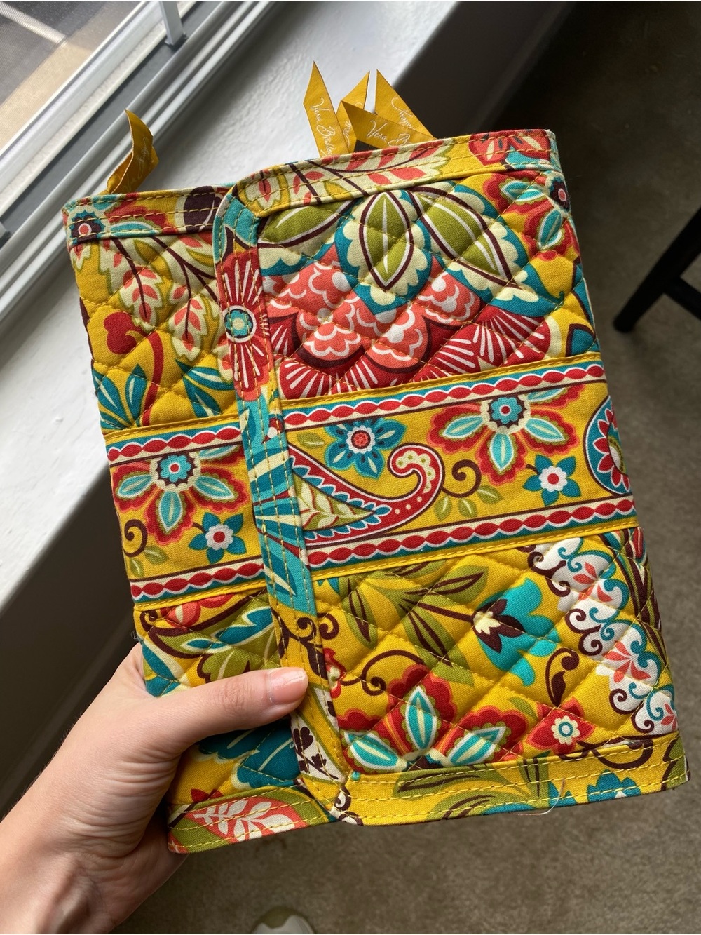 Vera Bradley Provencal Quilted Trifold Jewelry Organizer